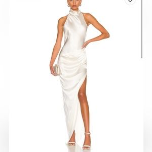 Amanda Uprichard Revolve Samba Dress Ivory Size Small